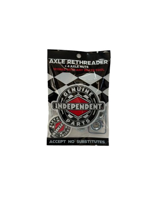 Independent axle rethreader