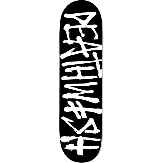 Deathwish Deathspray Black/White Skateboard  8.38 Deck