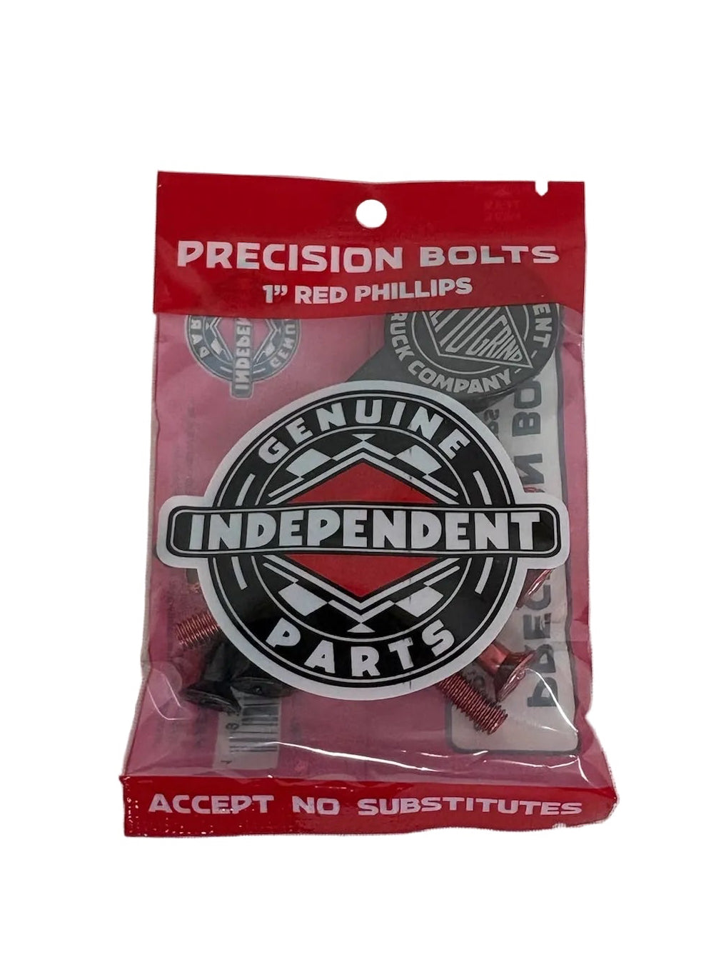 Independent precision bolts 1” red philps met tool
