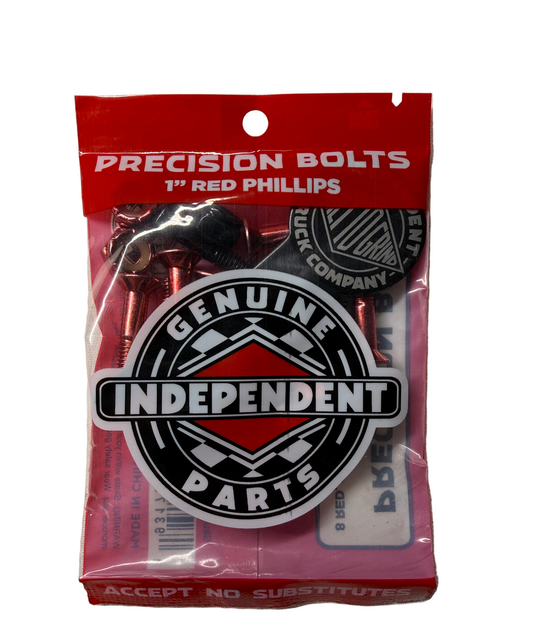 Independent precision bolts 1” red philps met tool